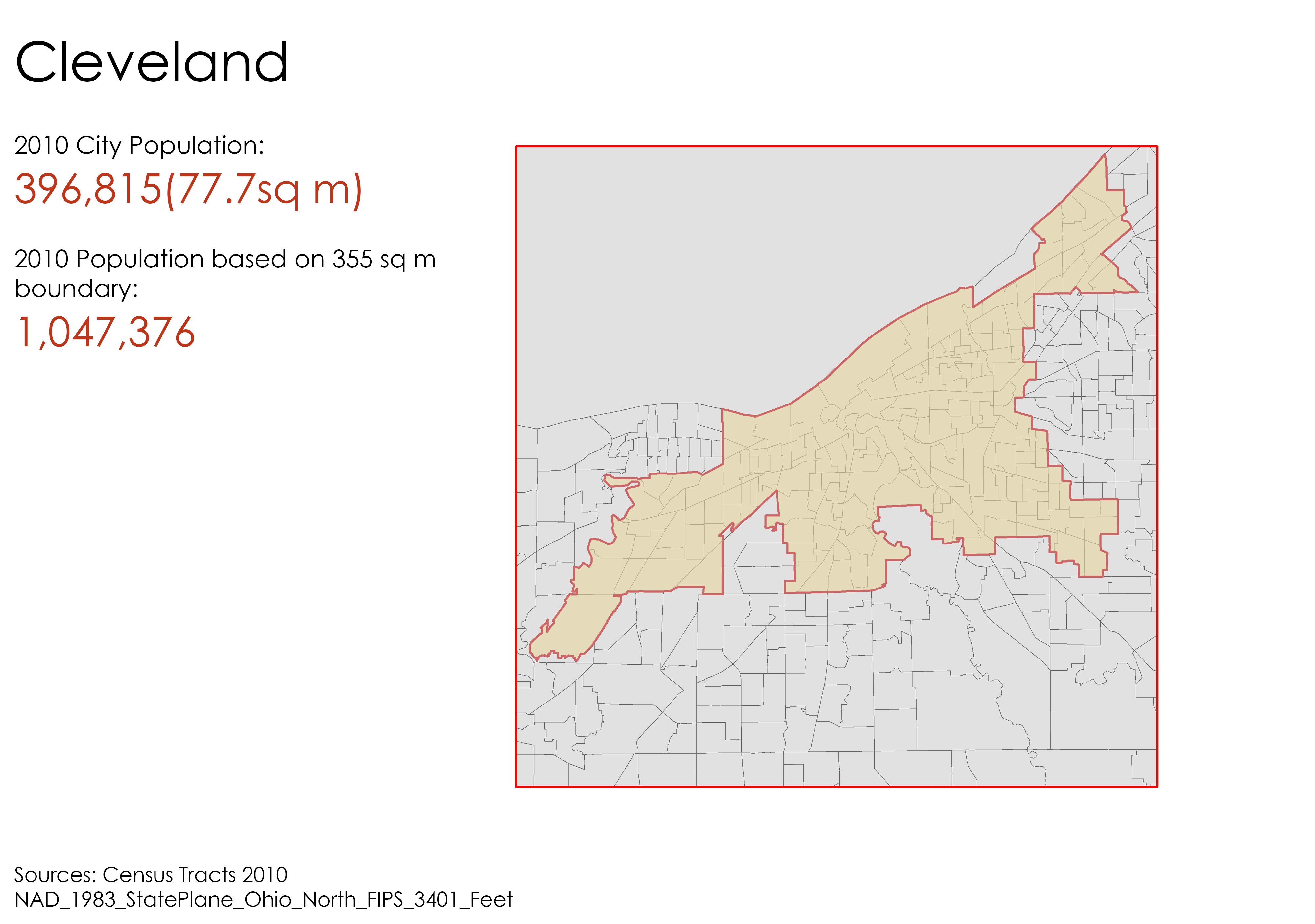 Cleveland population map Belt Magazine