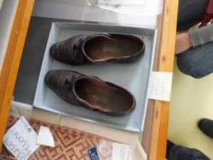 Thomas Alva Edison's slippers, now property of Edison's Birthplace Museum, Milan, Ohio.