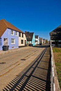 Marktown fence and houses