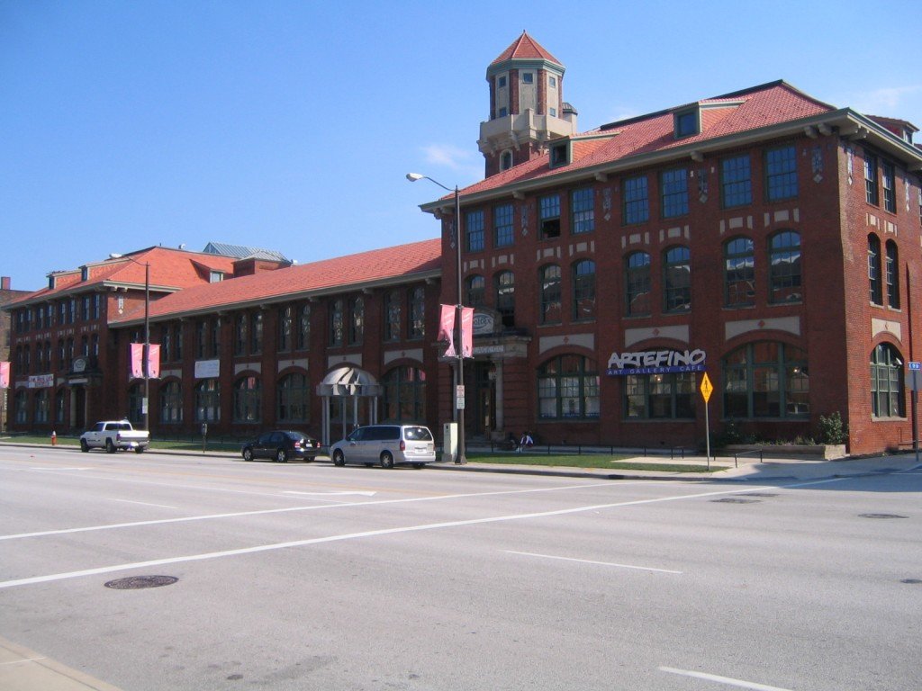 The former Tower Press Building [Photo credit: Clevelandguy, from Wikimedia Commons]