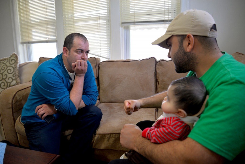 Bijedic and Mohamed discuss baby Ali's last doctor's appointment.