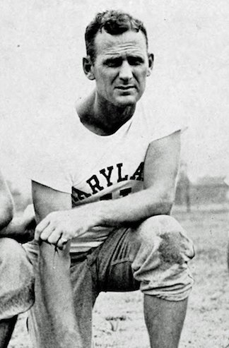 Paul "Bear" Bryant, coach at University of Maryland, the year prior to coaching Kentucky in The Great Lakes Bowl. [source: 1946 The Terrapin University of Maryland year book]