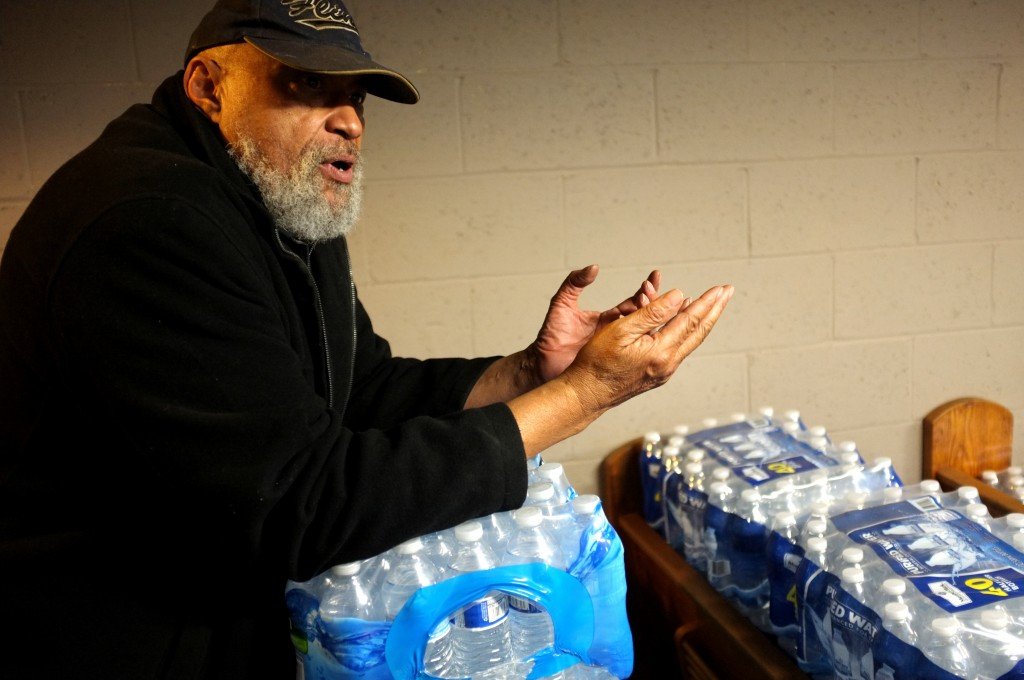 Pastor Bobby Jackson runs the Mission of Hope shelter on Flint's north side. After recently making the national news, he's running out of room for the water being donated, but he's already preparing for when that water runs out.