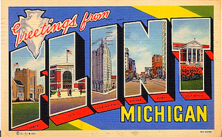 Flint postcard s