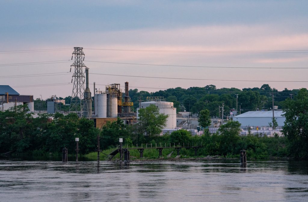 North Minneapolis riverfront