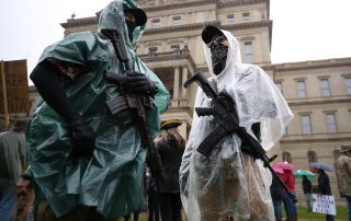 Michigan Capitol Building armed protesters