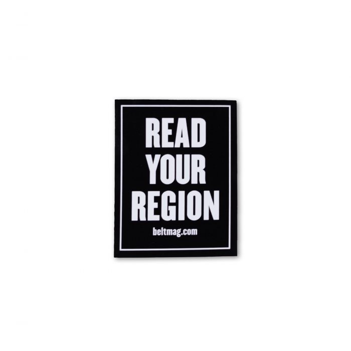 'Read Your Region' Sticker